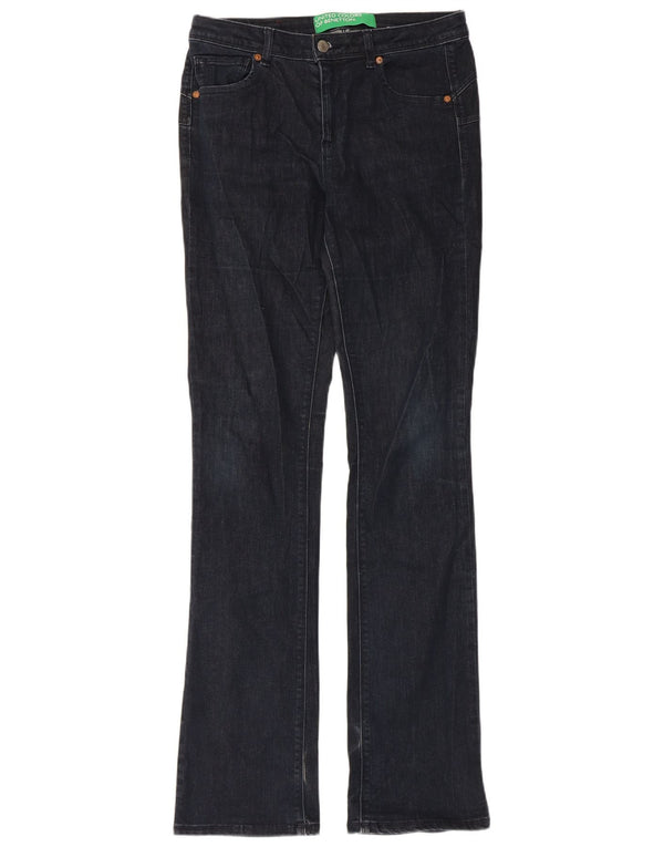 Джинсы женские Benetton Bootcut W30 L34 Темно-синие