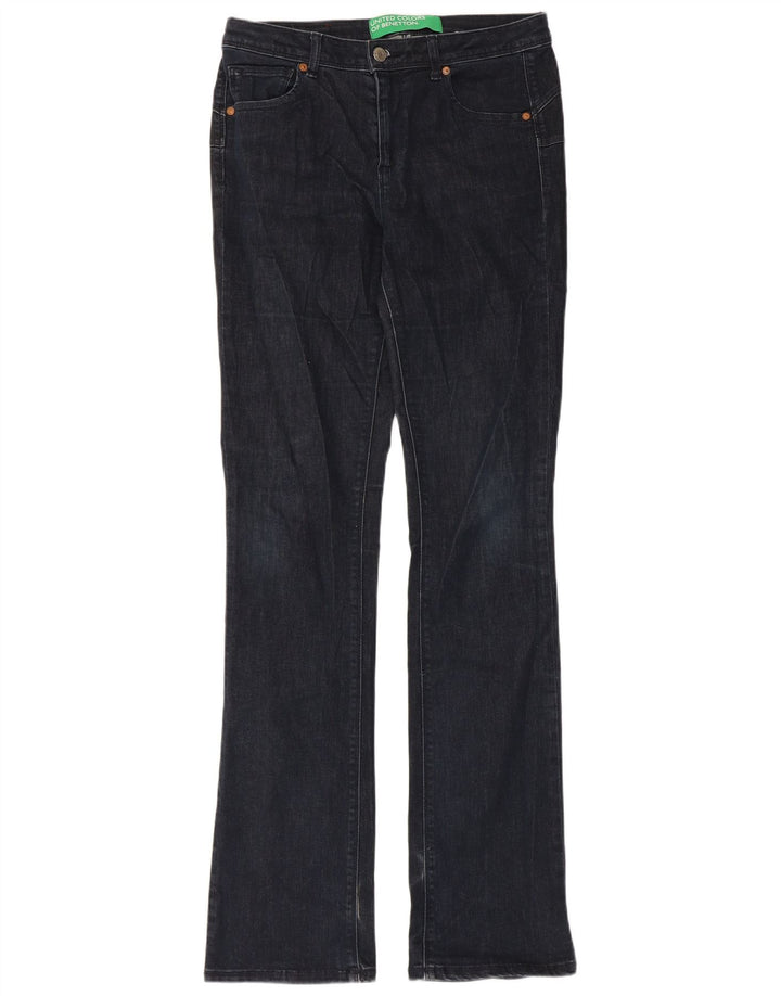 Джинсы женские Benetton Bootcut W30 L34 Темно-синие
