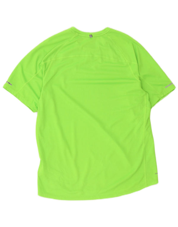 Мужская футболка Nike Dri Fit, большой зеленый полиэстер