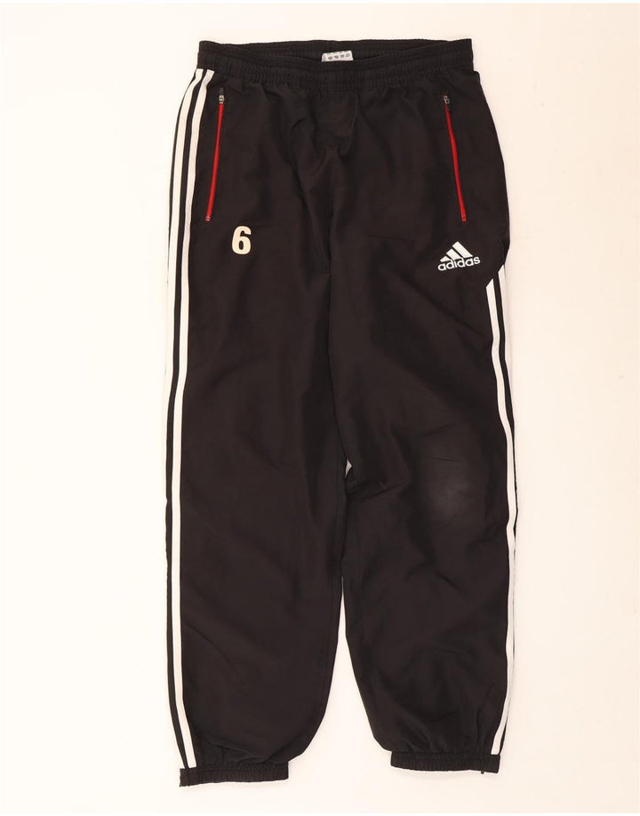 Мужские спортивные брюки Adidas Joggers UK 38/40, средний черный полиэстер