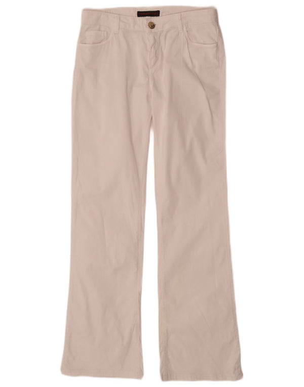 Женские повседневные брюки Trussardi Bootcut W27 L30 белые