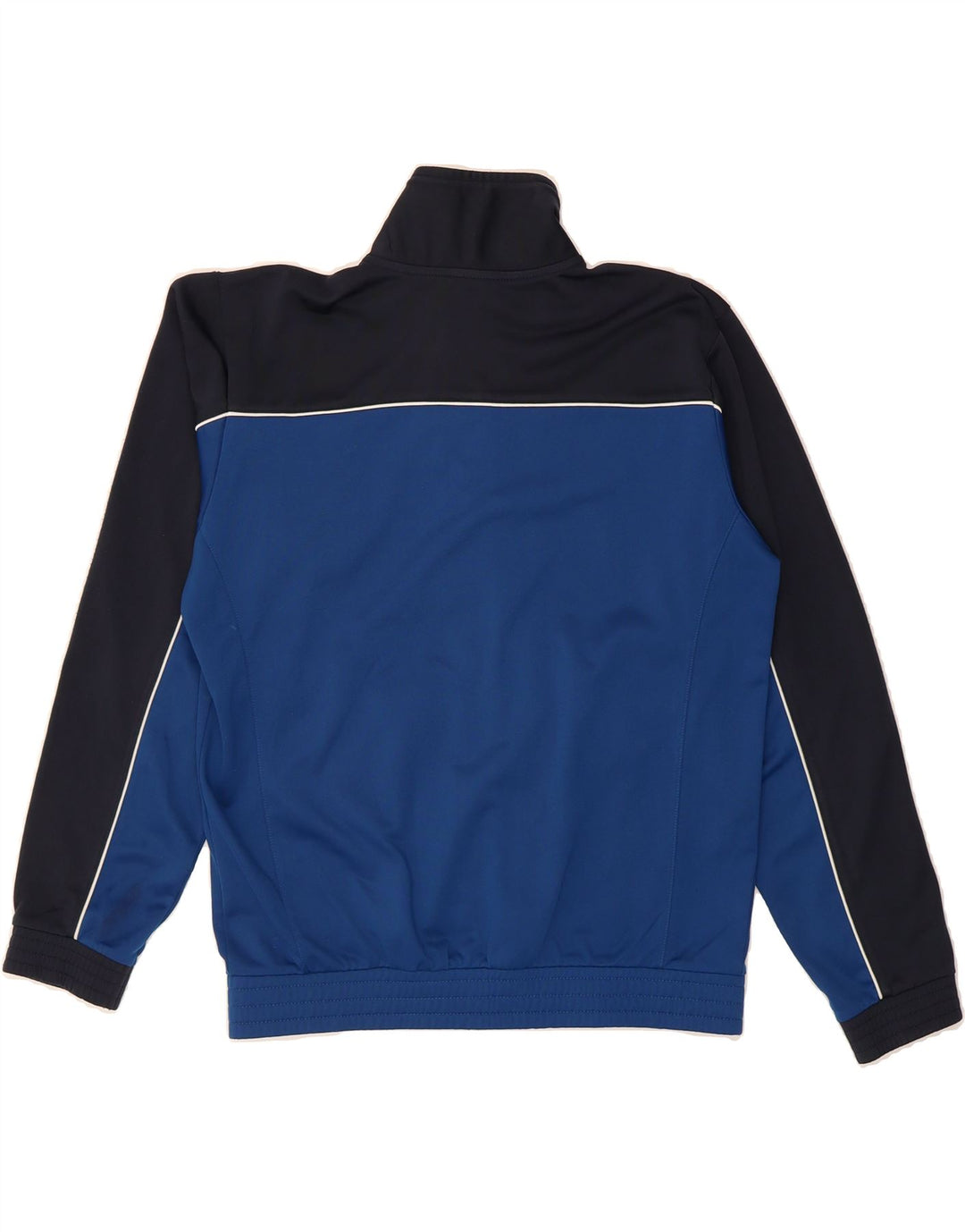 CHAMPION Mens Tracksuit Top Jacket Small Blue Colourblock Polyester Vintage Champion and Second-Hand Champion from Messina Hembry 