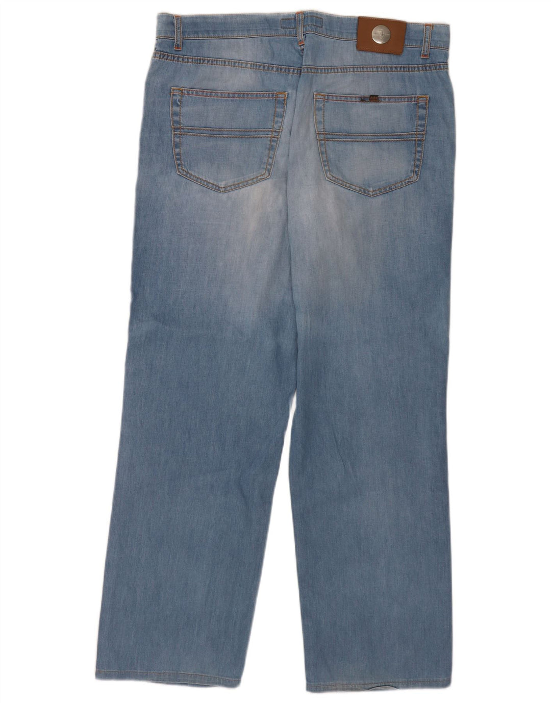 Мужские прямые джинсы Trussardi W36 L31 синие, хлопок