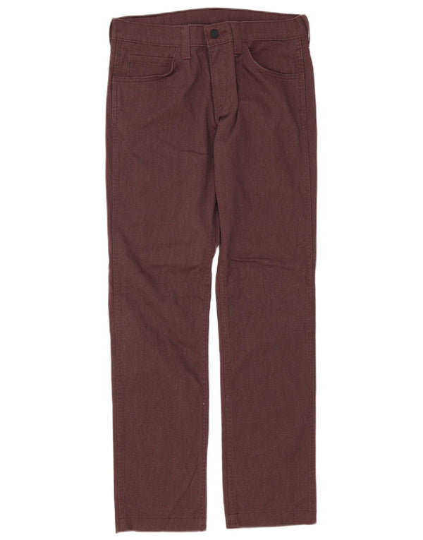 Мужские джинсы Levi's Slim 511 W30 L30 бордовый хлопок