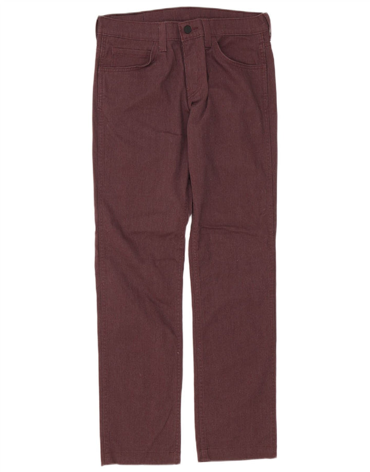 Мужские джинсы Levi's Slim 511 W30 L30 бордовый хлопок