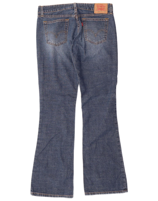 Женские джинсы LEVI'S 518 Super Low Bootcut США 9 Средний W31 L32 Синий хлопок