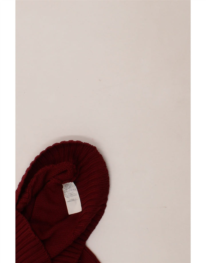 PENNY BLACK Womens Open Cardigan Sweater UK 12 Medium Red Wool Vintage Penny Black and Second-Hand Penny Black from Messina Hembry 