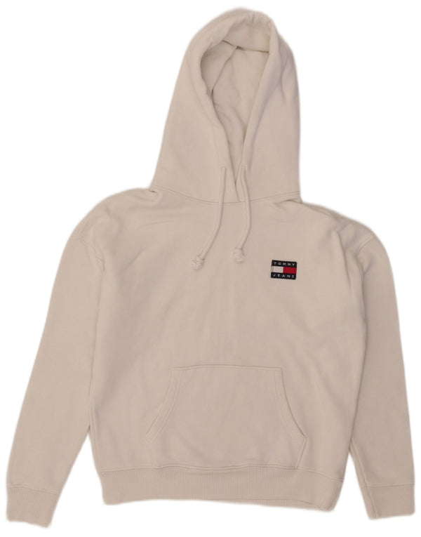 Женский джемпер с капюшоном Tommy Hilfiger UK 6 XS, белый хлопок