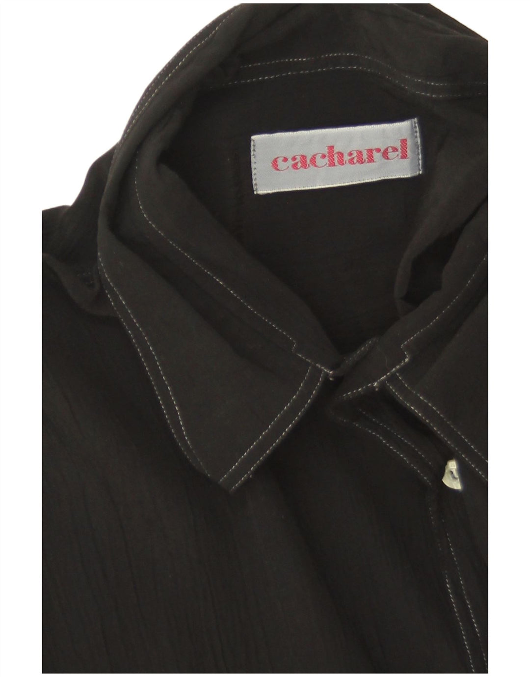 Мужская рубашка с коротким рукавом Cacharel XL, черная