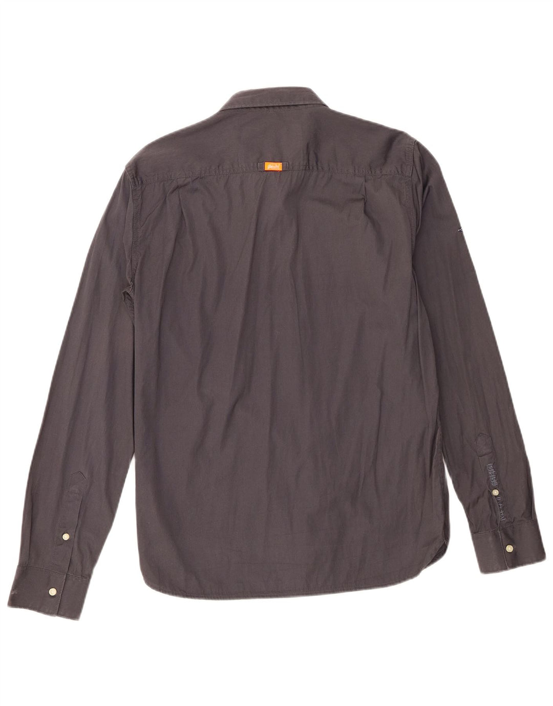 Мужская рубашка Superdry, большая серая, хлопок