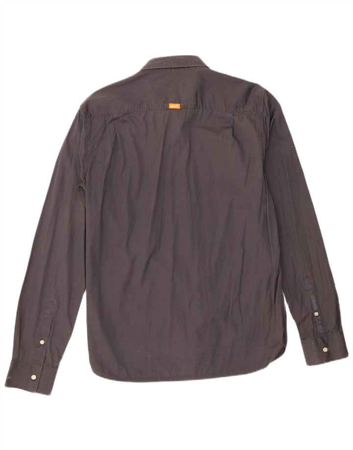 Мужская рубашка Superdry, большая серая, хлопок