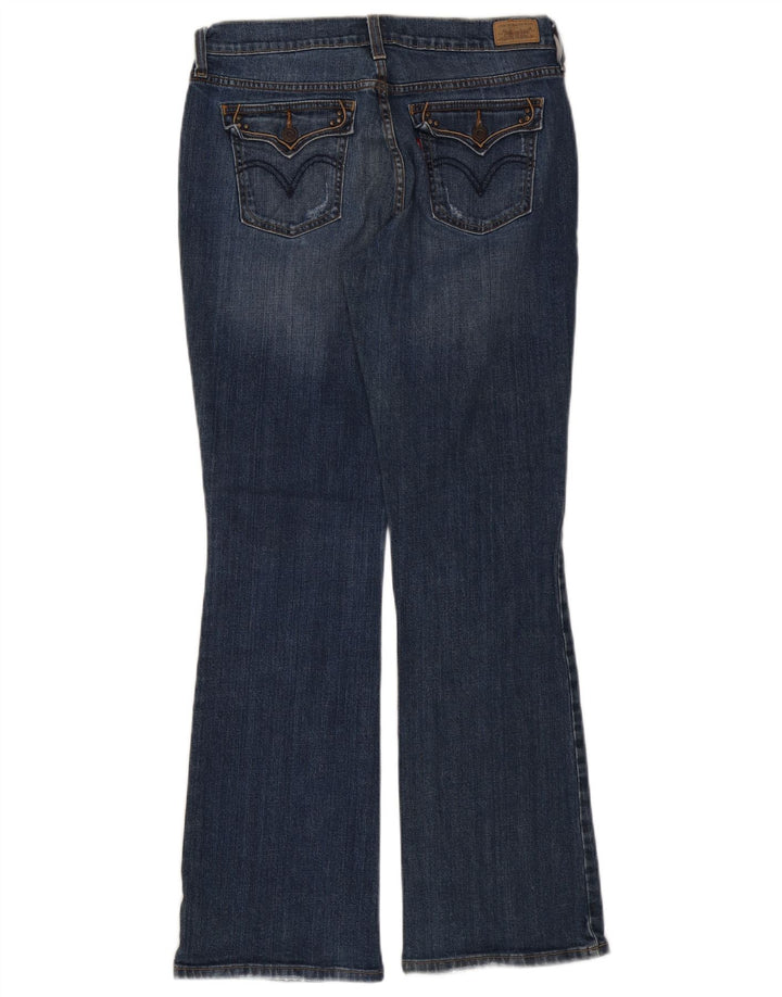 Женские джинсы LEVI'S 515 Bootcut США 10, большие размеры W32 L31, синий хлопок