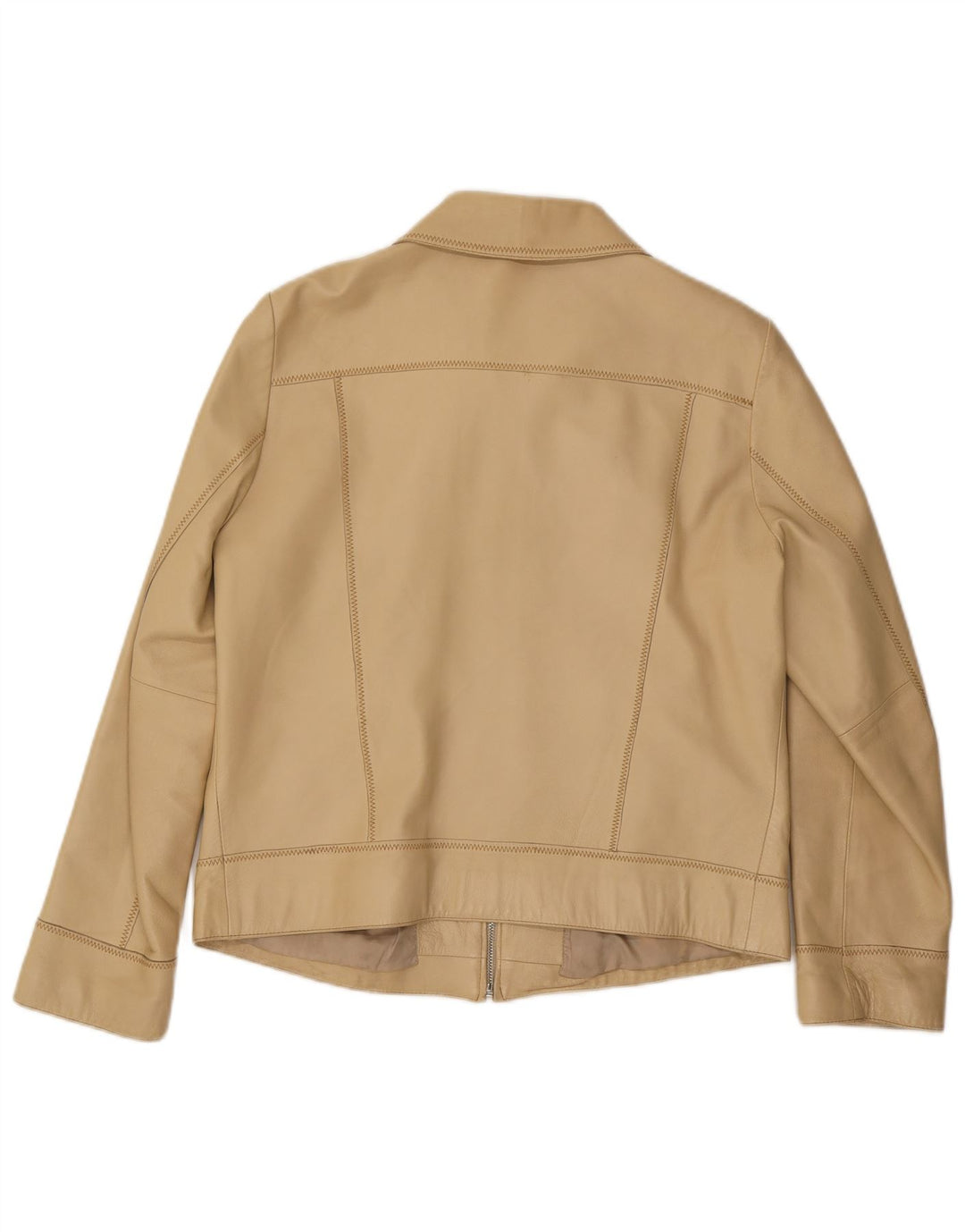 Женская кожаная куртка Conbipel IT 48 XL Бежевая кожа