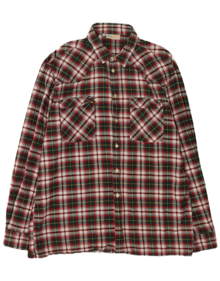 Мужская фланелевая рубашка Univers размер 45 XL разноцветная