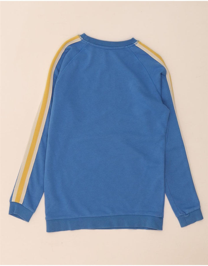 Свитшот Marks & Spencer для мальчиков 13–14 лет, синий, хлопок с цветными блоками