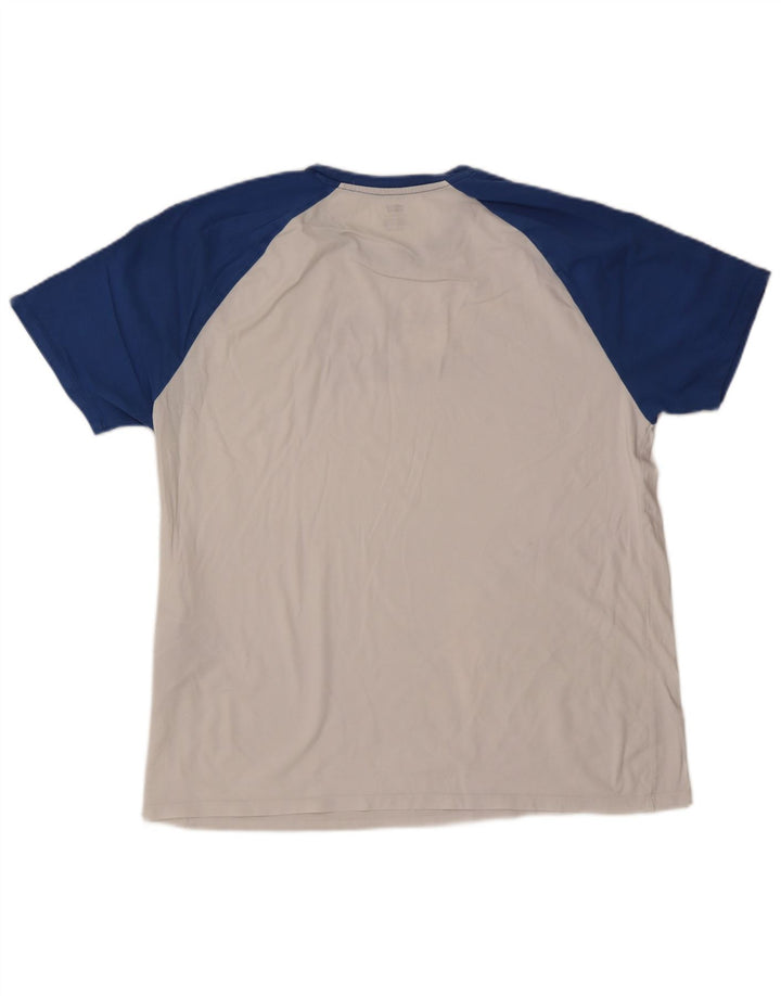 Мужская футболка с рисунком Levi's, топ 2XL, белая с цветными блоками