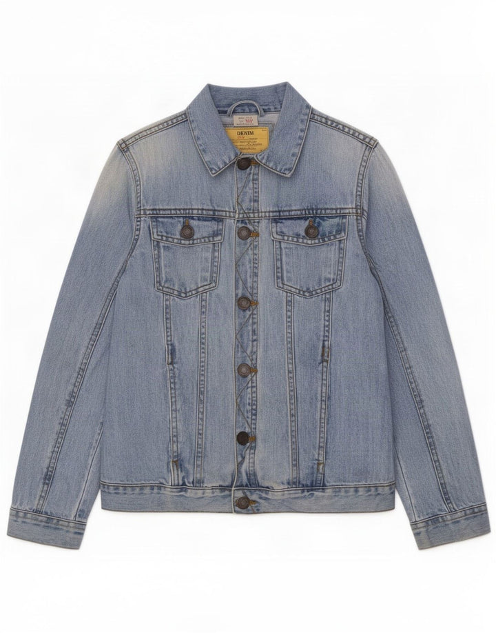 Джинсовая куртка Zara для мальчиков 11-12 лет, синяя