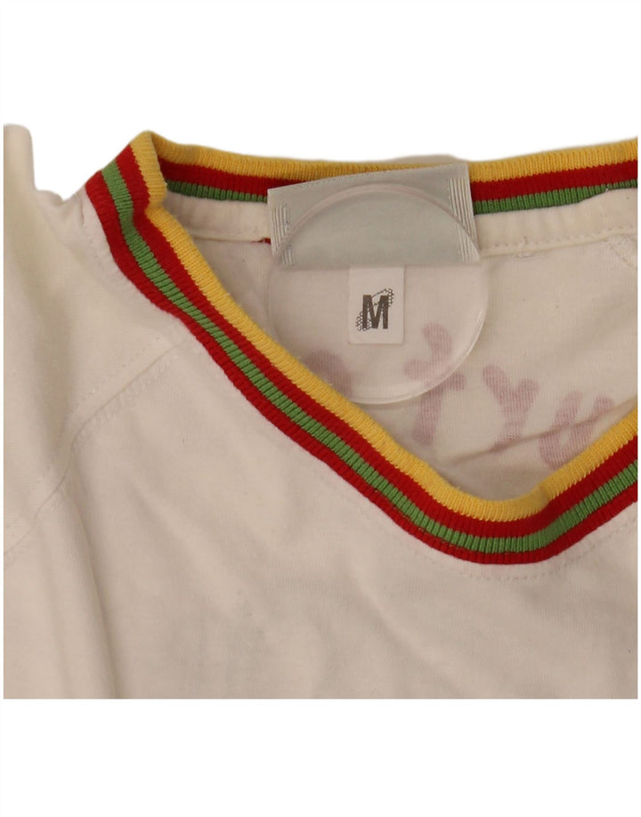 Мужская футболка с рисунком Asics Montego Bay Верх среднего размера из хлопка в белую полоску