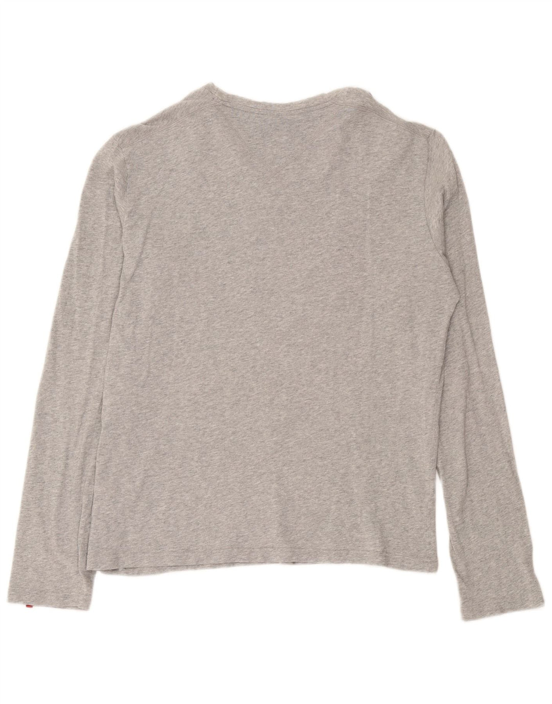 Мужской топ с рисунком Levi's, длинный рукав, XL, серый хлопок