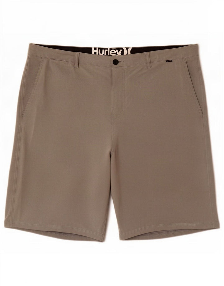 Мужские шорты чинос Hurley W38 XL серые из полиэстера