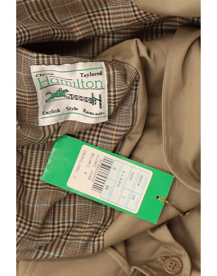 Плащ Hamilton Мужской IT 54 2XL Бежевый Классический