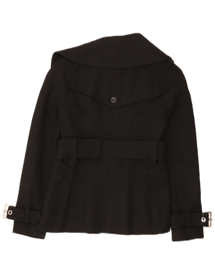 Женская косуха Zara UK 12, средний черный полиэстер