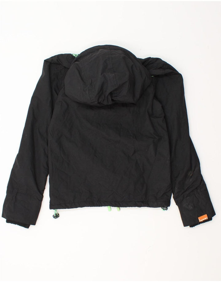 Женская ветровка с рисунком Superdry UK 10, маленькая черная