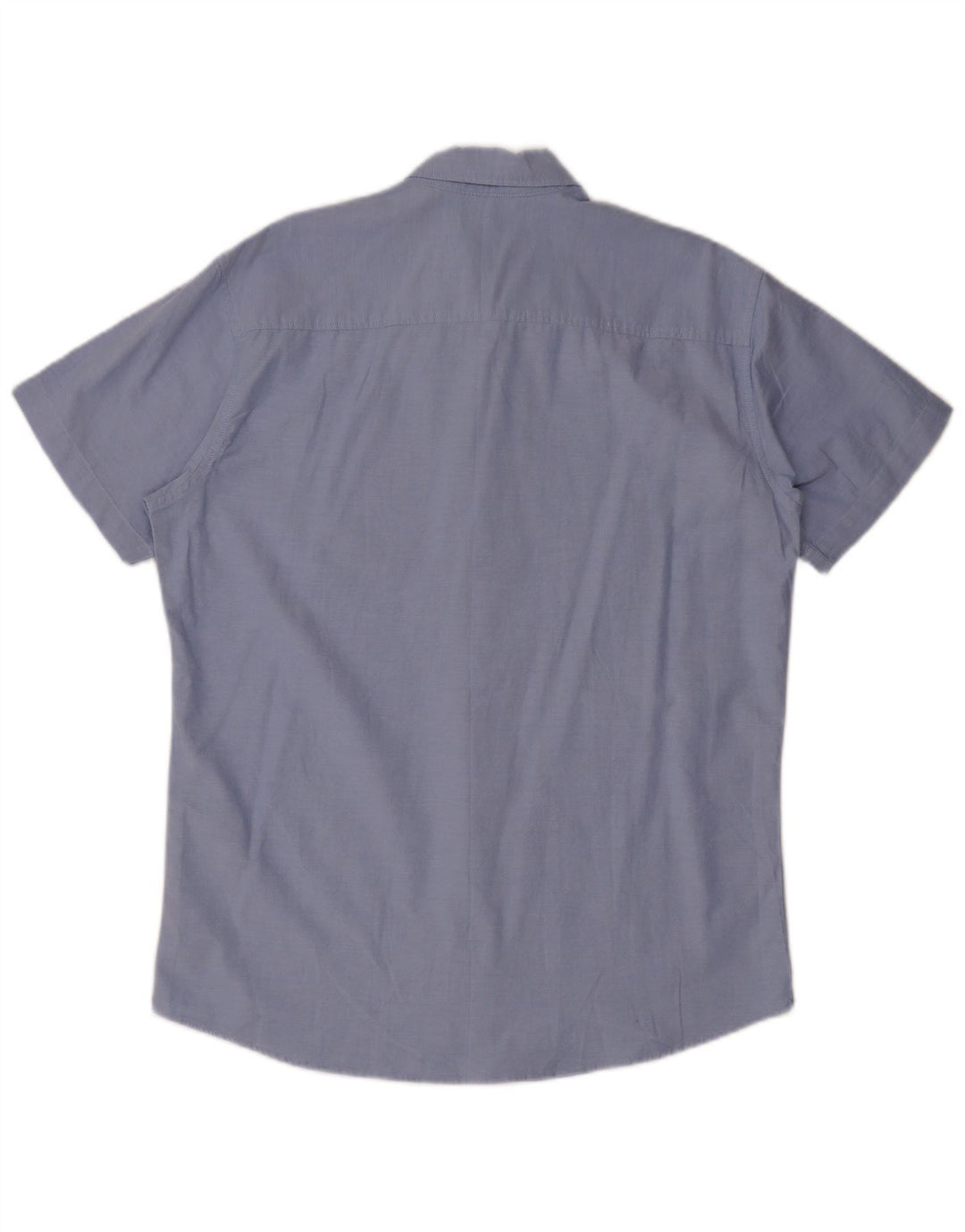 Мужская рубашка с коротким рукавом Jack & Jones XL, синяя, хлопок
