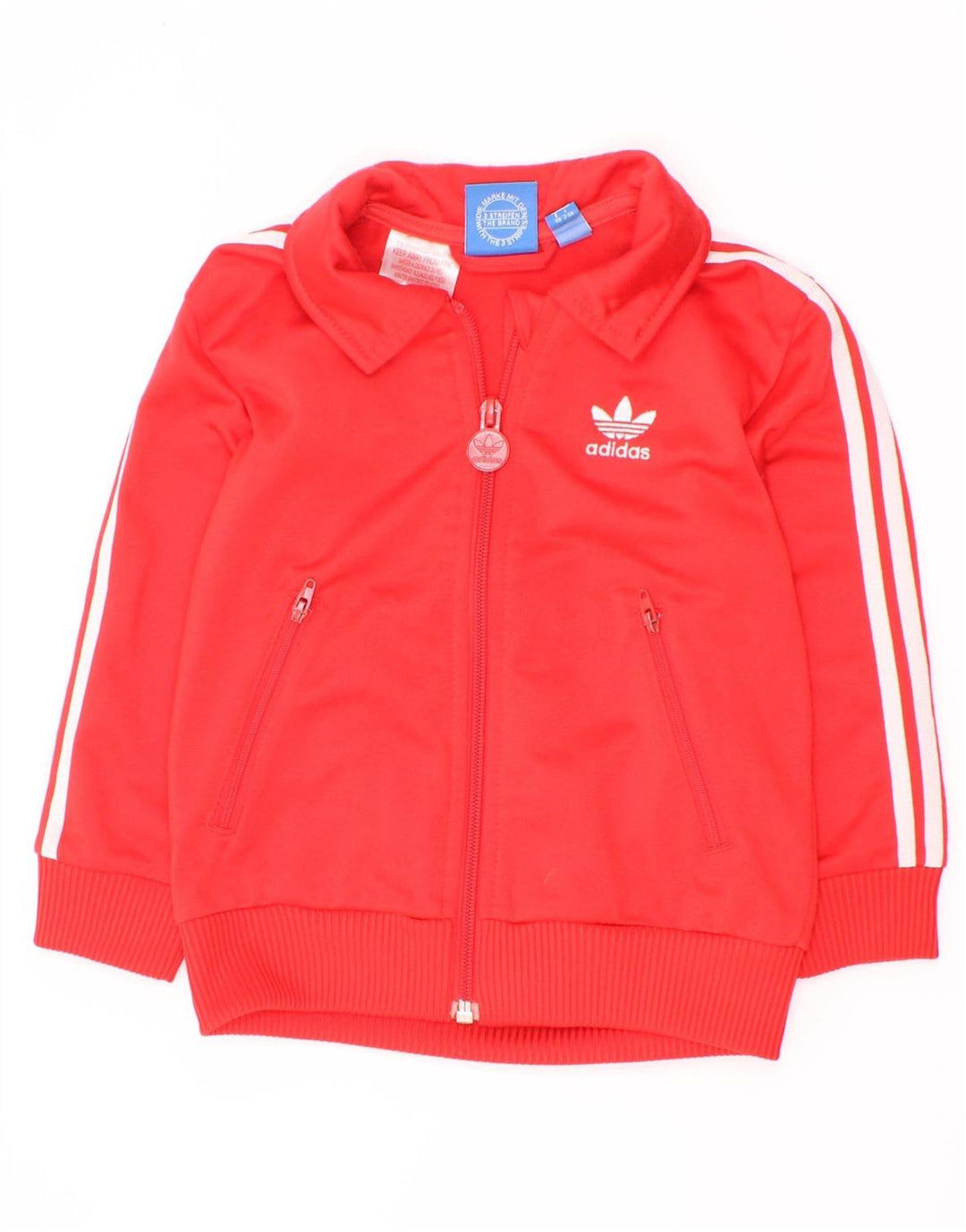 Adidas Спортивный костюм с графическим рисунком для мальчиков 2–3 года, красный полиэстер