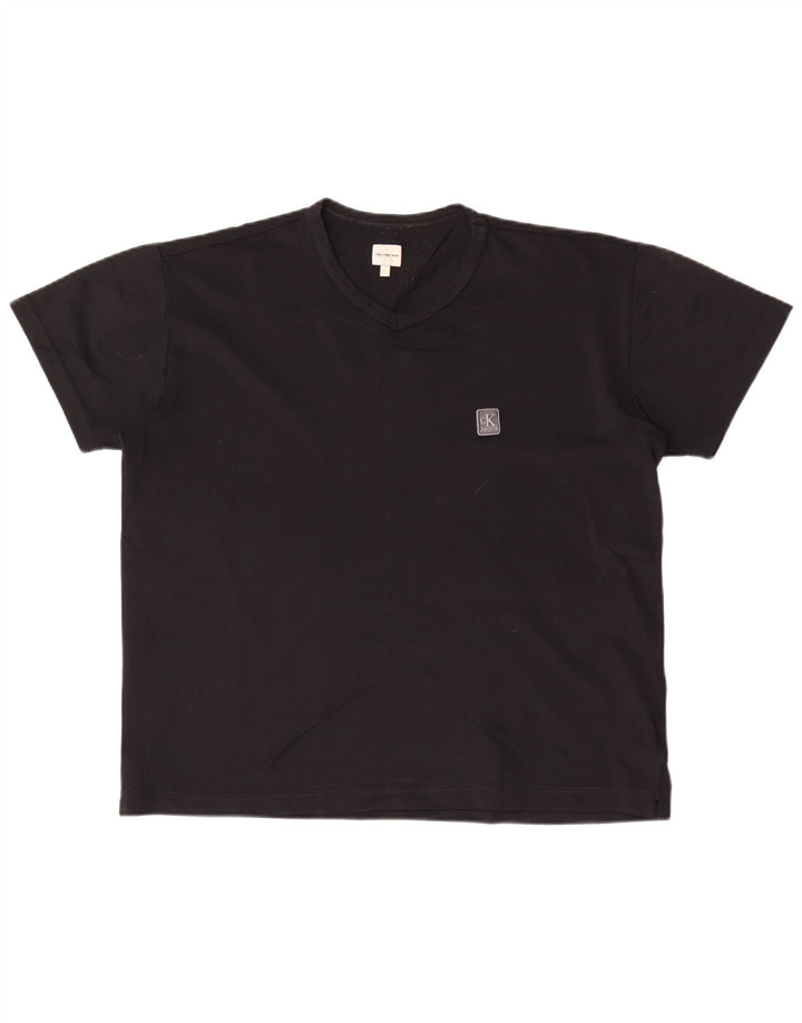 Мужская футболка Calvin Klein Jeans Top XL черная из полиамида