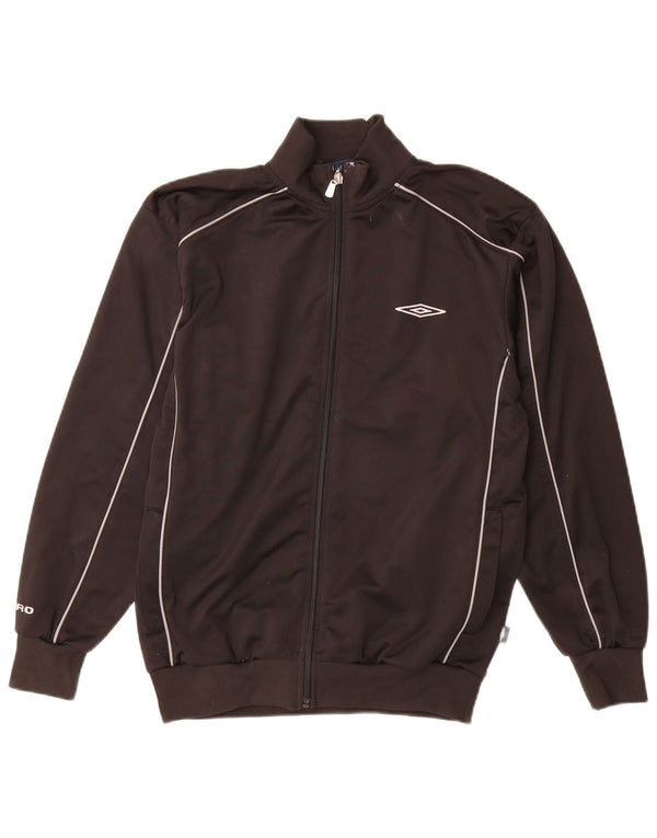 UMBRO Спортивный костюм для мальчиков, верхняя куртка 12–13 лет, XL, черный полиэстер