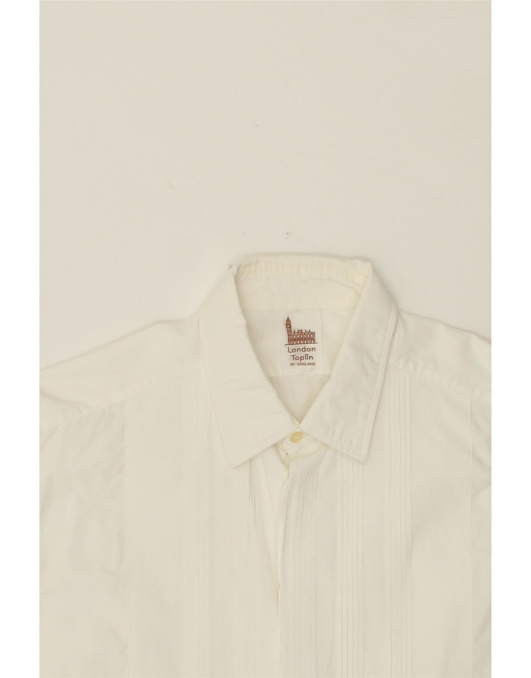LONDON TOPLIN Mens Formal Shirt Medium White Vintage LONDON TOPLIN and Second-Hand LONDON TOPLIN from Messina Hembry 