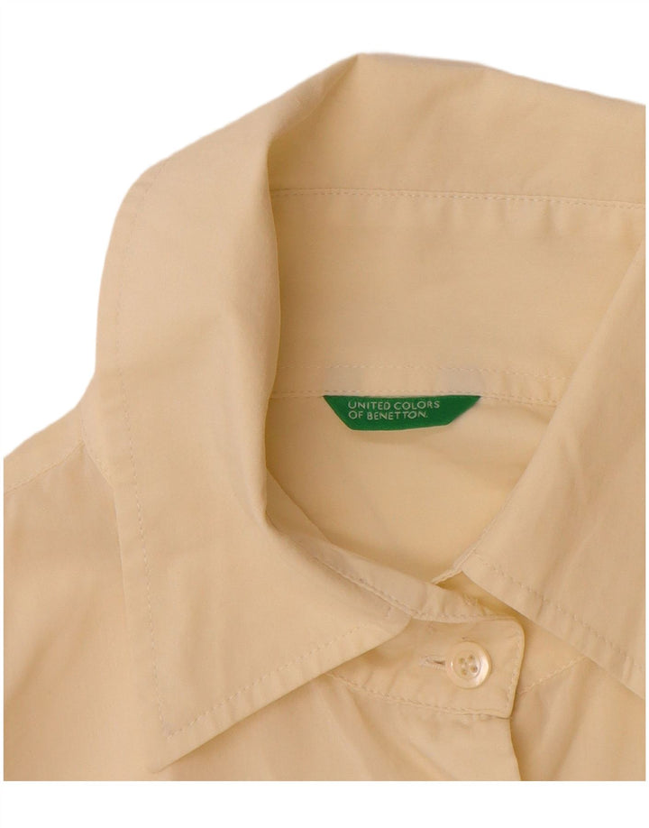 Женская рубашка Benetton UK 16, большая белая