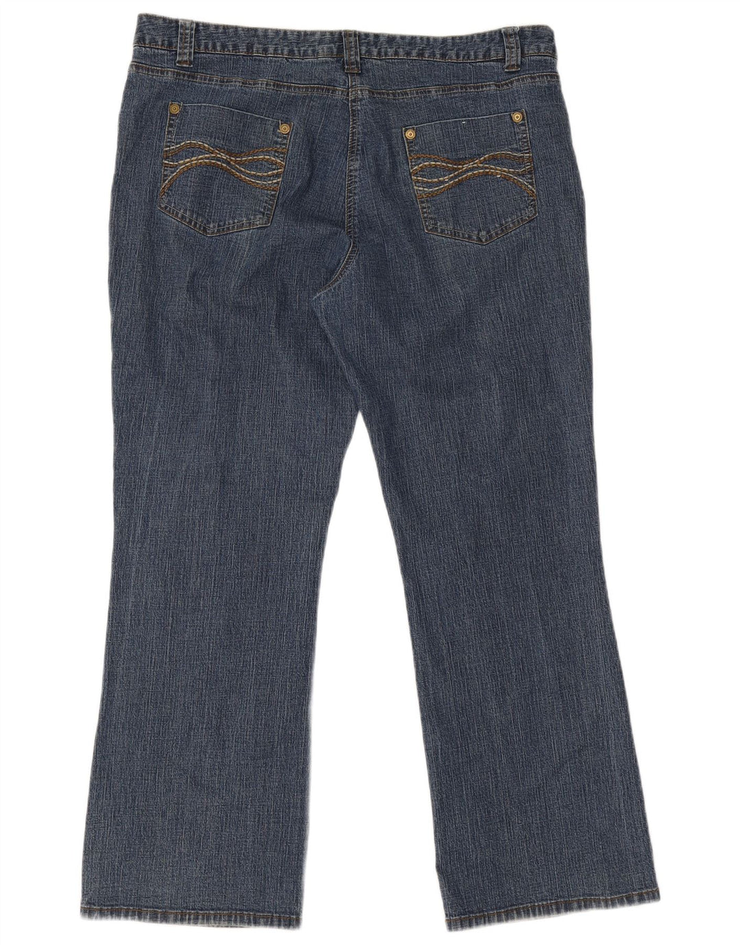 Женские джинсы John Rocha Bootcut UK 18XL W38 L30 Синие, хлопок