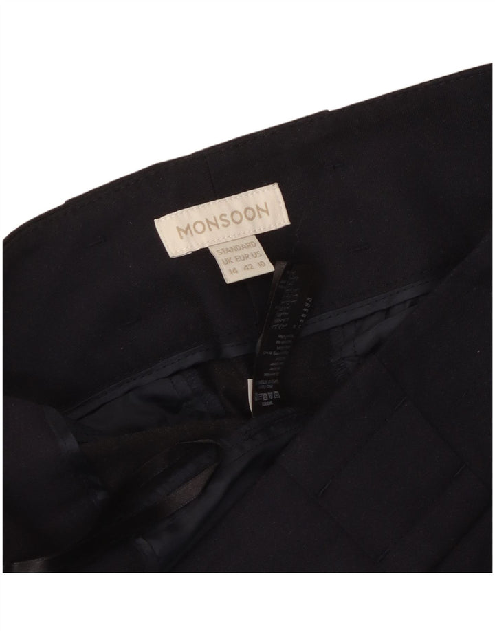 Женские повседневные брюки стандартного кроя MONSONON UK 14, большие W36 L30, темно-синие