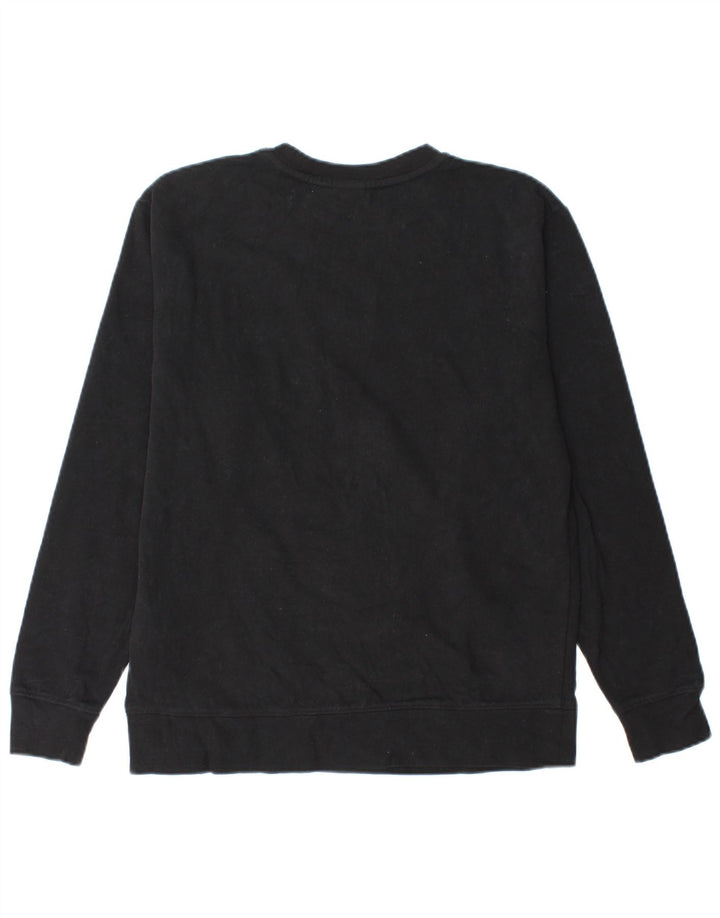 Мужской свитшот с рисунком Vans, маленький черный хлопковый джемпер