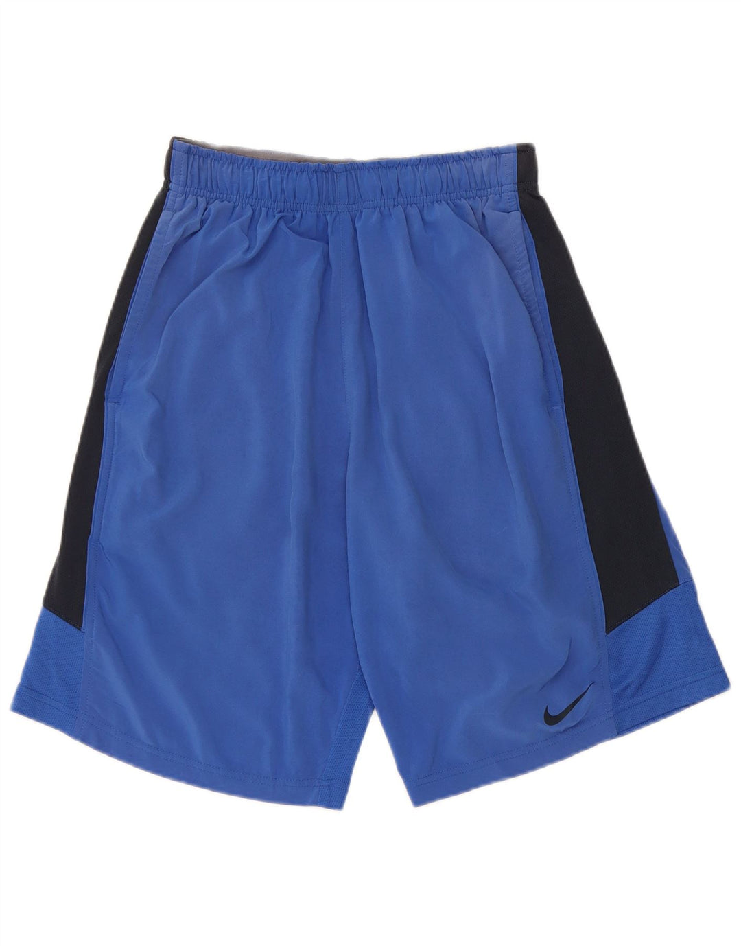 Мужские спортивные шорты Nike Dri Fit, маленький синий полиэстер с цветными блоками