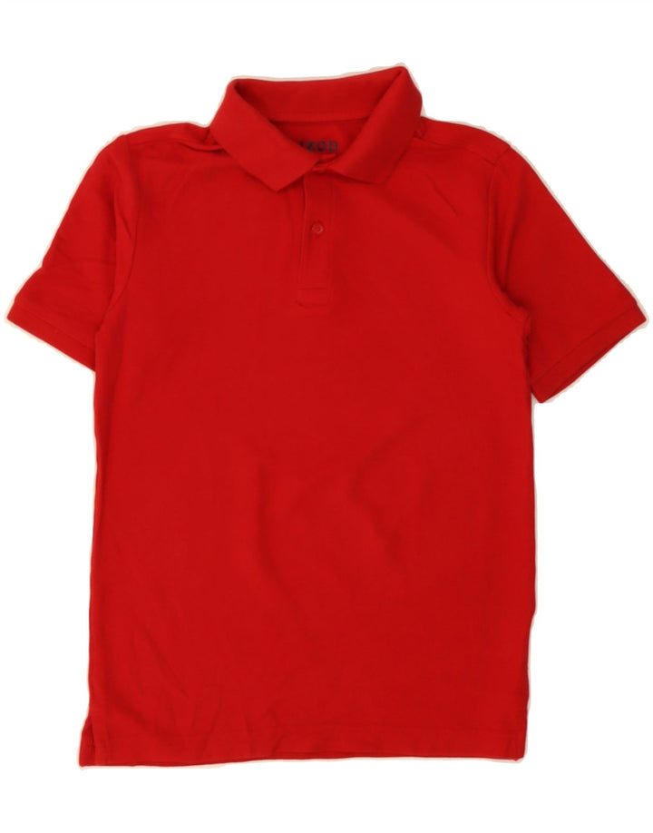 IZOD Boys Regular Polo Shirt 10-11 Years Medium  Red Cotton Vintage Izod and Second-Hand Izod from Messina Hembry 