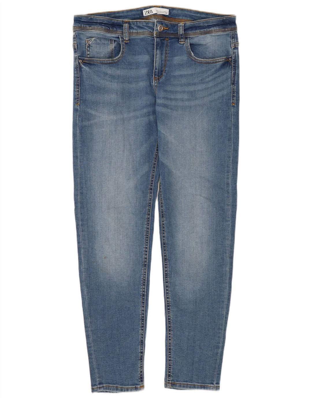 Женские узкие джинсы Zara EU 40 Medium W30 L26 Синие, хлопок