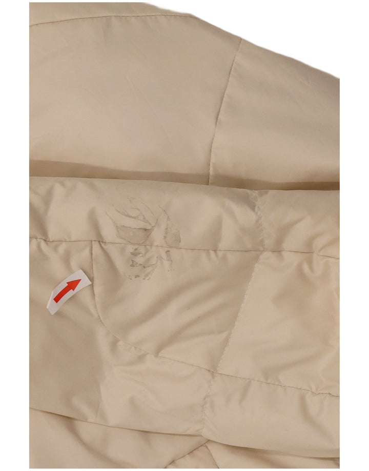 Женская укороченная утепленная куртка Ralph Lauren UK 14, средний белый полиэстер