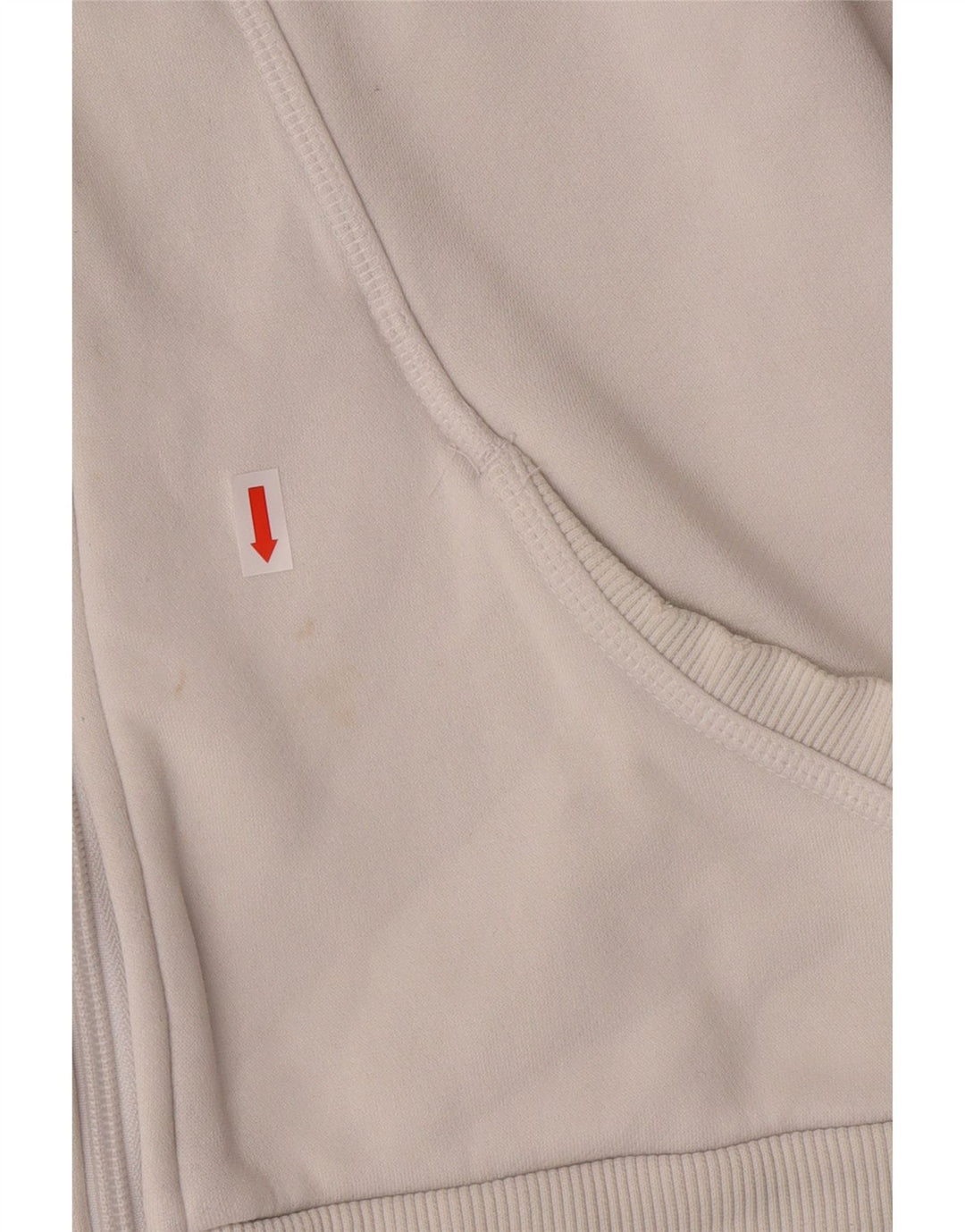 Женский свитер с капюшоном на молнии PUMA UK 10, маленький белый