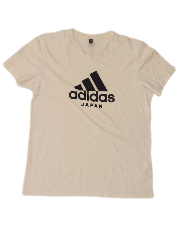 Мужская футболка с рисунком Adidas Top Medium White