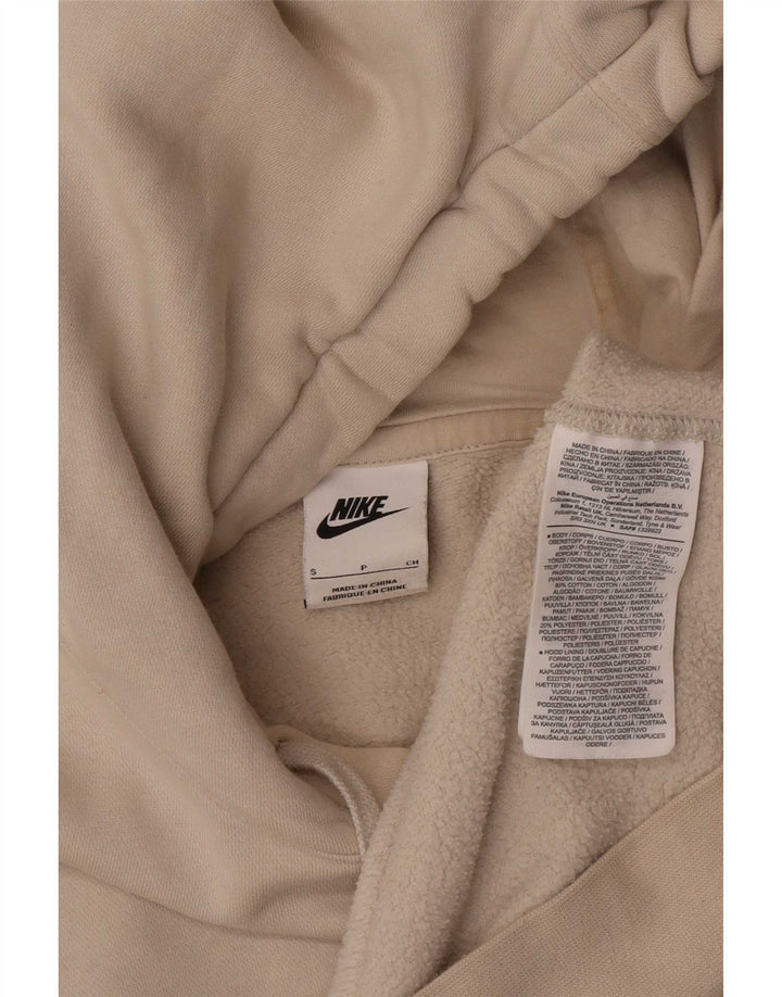 Мужской джемпер с капюшоном Nike, маленький бежевый, хлопок