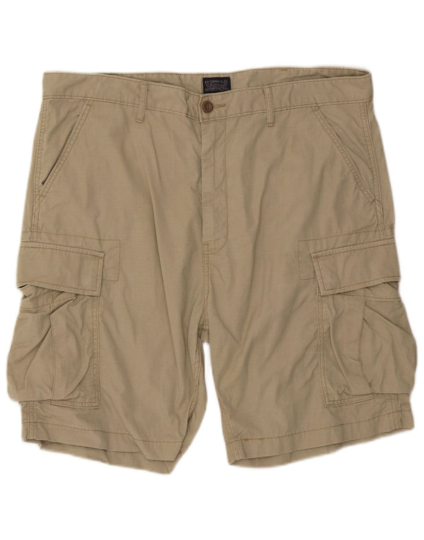 Levi's Mens Cargo Shorts W38 XL Beige Cotton