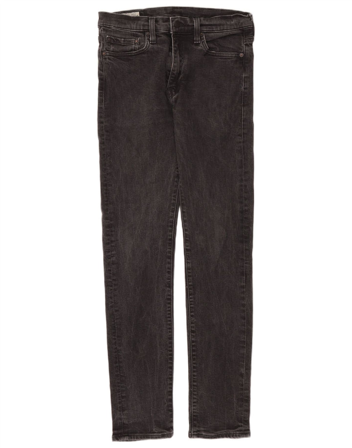 Мужские узкие джинсы LEVI'S W32 L34 Серые, хлопок