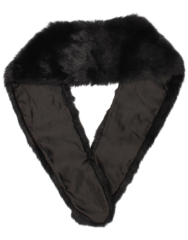 Женский шарф-палантин из искусственного меха Phase Eight, один размер, черный полиэстер, зима