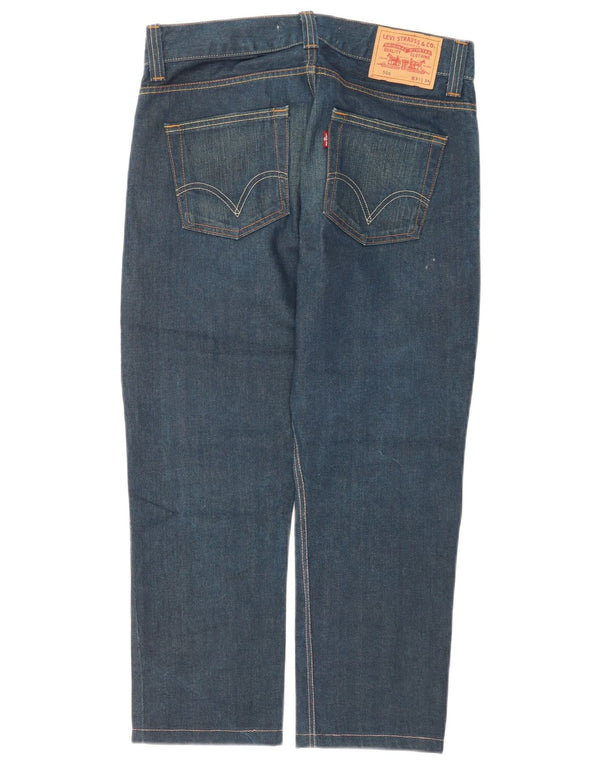 Мужские прямые джинсы Levi's 506 стандартного кроя W31 L25 синие, хлопок
