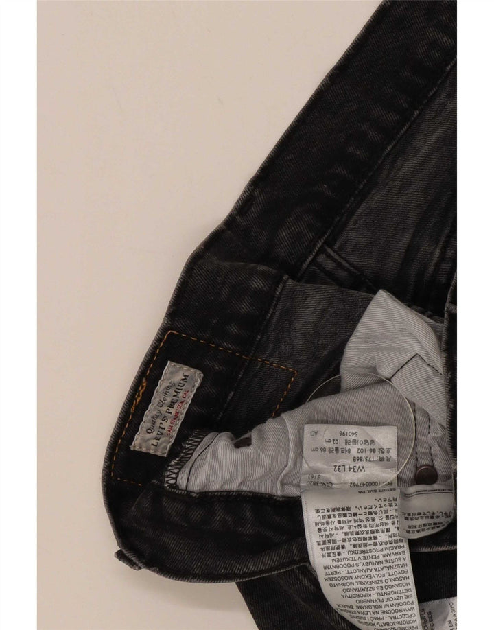 Мужские джинсы Levi's 511 Slim W34 L32 Серые хлопковые