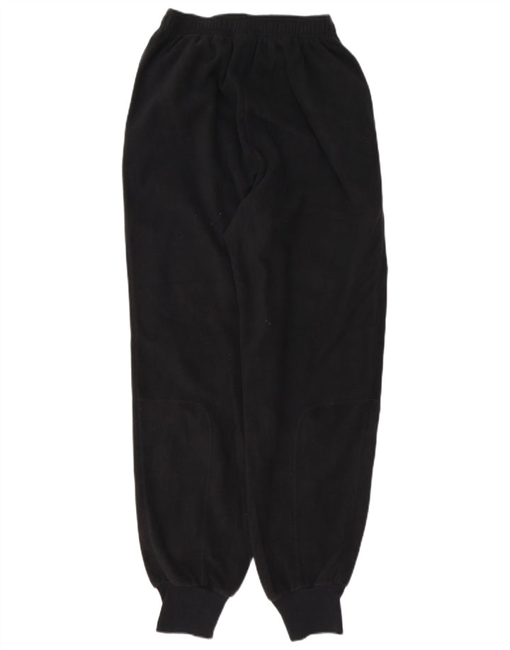 Женские спортивные брюки REEBOK, брюки для бега, Великобритания, маленький размер 8/10, черный полиэстер