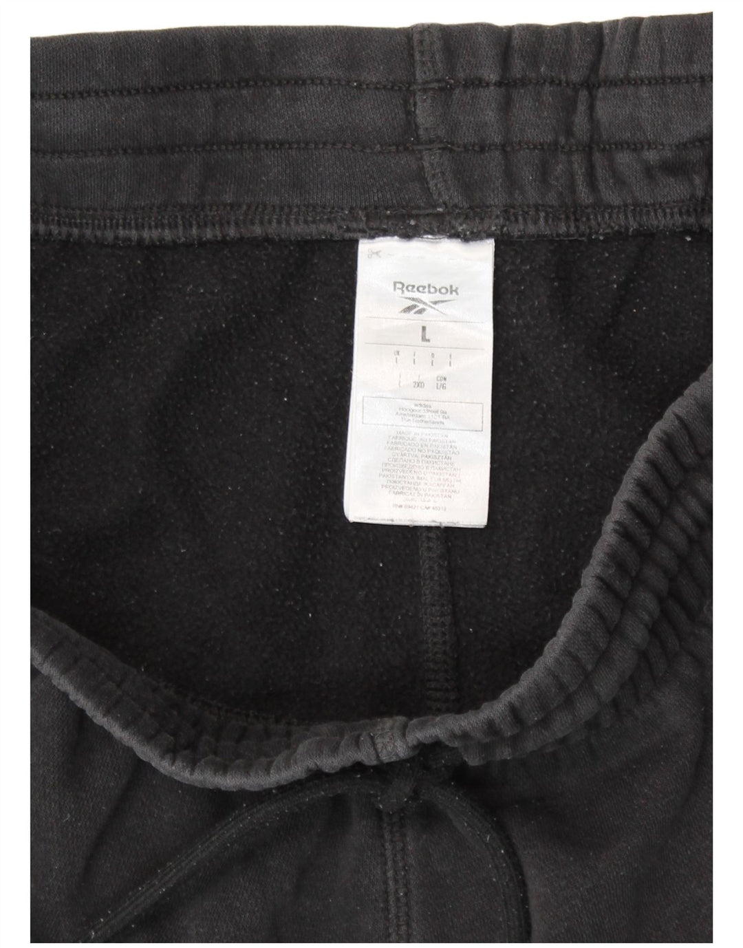 Мужские спортивные шорты REEBOK, большие черные, хлопок